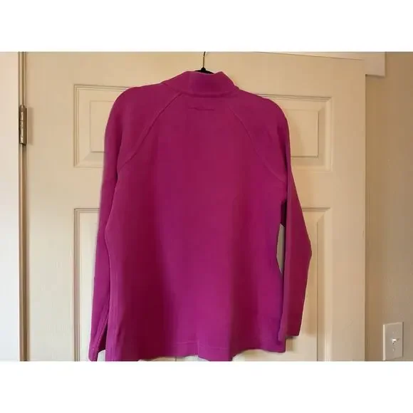 Classic Tommy Bahama XL Quarter Zip-Up Magenta Lounge Wear, Golf, Casual Resort - Picture 2 of 6